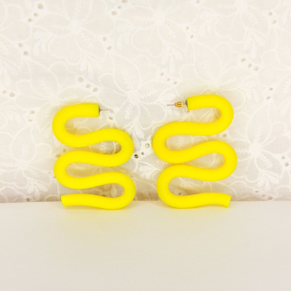 Neon yellow Squigglies